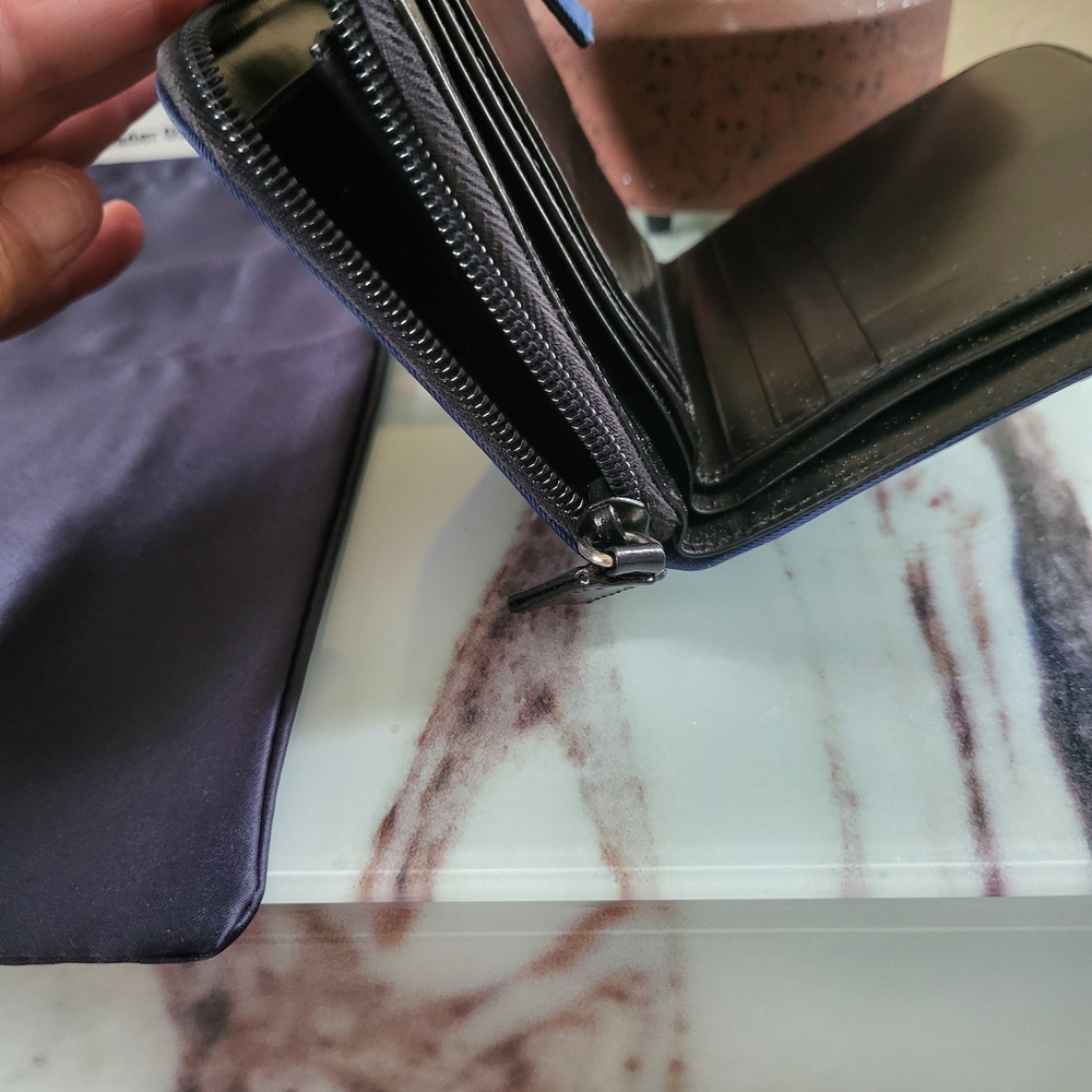 Prada Blue Nylon Wallet Euc. - Picture 7 of 8